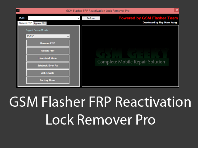 gsm flasher frp remover tool