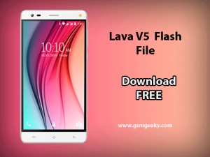 Lava V5 Flash File Download