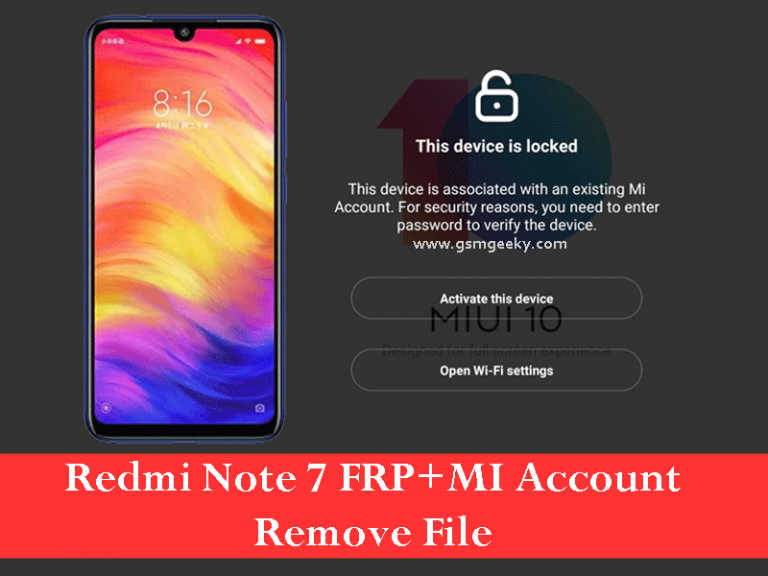 redmi note 7 lavender mi account remove