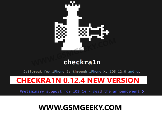 checkra1n 0.12.4 version