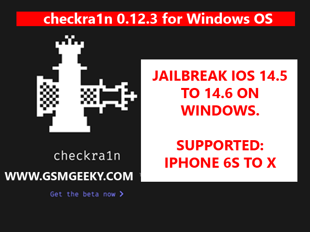 checkra1n 0.12.3 for windows