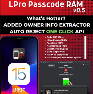 Lpro passcode ram tool
