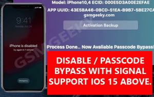disable passcode bypass